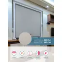 Рулонная штора Decofest Плайн Морозный серый 120x160 см Мини