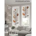 Рулонная штора AT Home Отом 62x170 см цвет бежевый, коричневый
