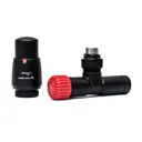 Комплект терморегулирующий угловой Vario Term Unico UGS0214CFK/P 1/2" цвет черный