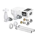 Комплект угловых вентилей SR Rubinetterie A339-1500VCPA 1/2"x 24/19 цвет белый