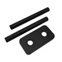 Маскировочный комплект Tondera L160 мм для труб d10-16 цвет черный матовый