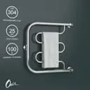 Полотенцесушитель водяной е-образный Onix Country turn right 50x50 см 3/4" нержавеющая сталь цвет хром