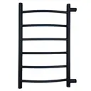 Полотенцесушитель водяной Indigo Arc 40x70 см 1" сталь цвет черный муар