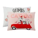 Комплект наволочек Этель Catmas бязь 70x50см белый 2шт
