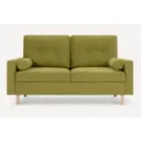 Раскладной диван Divan.ru Динс 96x89x57 см велюр цвет зелёный