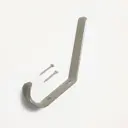 Крючок для одежды Трибатрон 20x138x40 см цвет алюминий