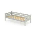 Кровать односпальная Solarius Детская с реечным основаниемя 90x63x210 см сосна цвет платиновый