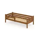 Кровать односпальная Solarius Детская с реечным основаниемя 90x63x190 см сосна цвет темный дуб