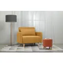 Мягкое кресло Divan.ru Кускен 100x84x92 см велюр цвет жёлтый