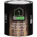 Защитно-декоративный антисептик для древесины Ekowood полуглянцевый цвет махагон 2.3 л