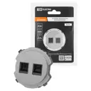 Розетка компьютерная встраиваемая Tdm electric Байкал SQ1819-0316 RJ45 цвет платина