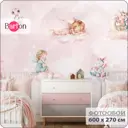 Фотообои флизелиновые Barton Wall Фея Замок Облака 600x270 см K31106-P