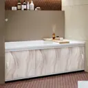 Экран под ванну Alavann Elegant ALV0928002150 см раздвижной на алюминиевом профиле, 3 дверцы цвет дым,