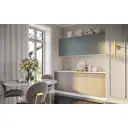 Кухонный гарнитур Миф Оливия КУХ2-бриз-мокко 200x215x60 см ЛДСП цвет разноцветный