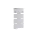 Настенная вешалка Mebelson 71x122x21 см 3 крючка цвет белый