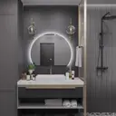 Зеркало для ванной Alias Дафна d110901B с подсветкой 90x110см