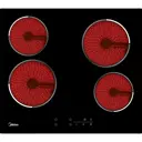 Электрическая варочная панель Midea MCH64140 59 см 4 конфорки цвет черный