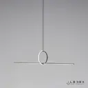 Светильник подвесной светодиодный Iledex Zoom 10339p-a2-35w-3000k-bk-wh 10 м² теплый белый (желтый) свет цвет белый, черный