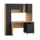 Стол многофункциональный Mobi 12.95 N 162x180x60 см ЛДСП цвет темно-серый