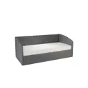 Кровать Mebelson Бест 211x78x100 см ЛДСП цвет графит