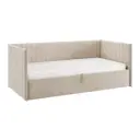 Кровать с подъемным механизмом Mebelson Твикс 212x78x101.5 см велюр цвет капучино 170618.2170