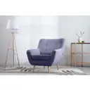 Мягкое кресло Divan.ru Витио 87x91x90 см велюр цвет фиолетовый