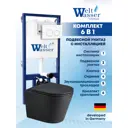 Комплект инсталляция с унитазом Weltwasser BS5256 цвет черный