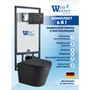 Комплект инсталляция с унитазом Weltwasser MS50748 цвет черный