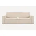 Раскладной диван Divan.ru Эби 254x87x122 см велюр цвет бежевый