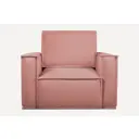 Мягкое кресло Divan.ru Эби Мини 110x87x108 см велюр цвет розовый