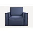 Мягкое кресло Divan.ru Эби Мини 110x87x108 см велюр цвет синий