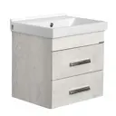 Тумба под раковину напольная Comforty 00-00017091 50см цвет бежевый, с раковиной