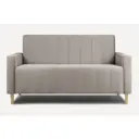 Раскладной диван Divan.ru Маре 142x79x90 см велюр цвет бежевый