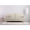 Раскладной диван Divan.ru Слипсон 212x90x96 см велюр цвет бежевый