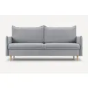 Раскладной диван Divan.ru Слипсон 212x90x96 см велюр цвет серый УТ-00013143