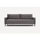 Раскладной диван Divan.ru Маркфул 217x86x103 см велюр цвет серый