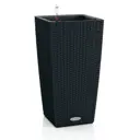 Кашпо Cubico Lechuza d 39.5 см 75.5 см 31 л пластик черный
