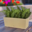 Кашпо Balcony stone Planta vita d 36 см 15 см 4.3 л пластик бежевый