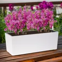 Кашпо Balcony matt Planta vita d 50 см 19 см 9 л пластик белый