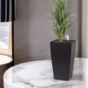 Кашпо Conic silk Planta vita d 14 см 26 см 3 л пластик черный