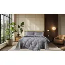 Комплект постельного белья The eleventh kingdom Egyptian Cotton Silvia сатин евро наволочки 50 x 70- 2 шт цвет серый/серебристый