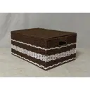 Корзина Storidea 28x18x38 см бумага цвет коричневый