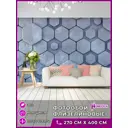 Фотообои флизелиновые Homepick blue_combs 100x270 см
