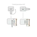 Римские шторы Олимп Бареа 120x170 см цвет разноцветный