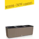 Кашпо напольное с автополивом Lechuza Trio Cottage 30 15006 14 л