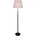 Торшер Wood&stone Classic i WS-02053-0601BK-CR цвет черный