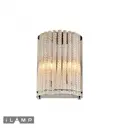 Настенный светильник Ilamp Manhattan W2554-2-nic цвет прозрачный/никель
