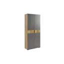 Шкаф распашной Mebelson 80x183x35 см ЛДСП цвет дуб крафт золотой/графит