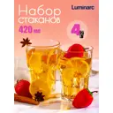 Стакан 420 мл Время дегустаций Luminarc стекло цвет бесцветный/прозрачный 4 шт