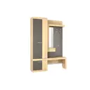 Шкаф для обуви Mebelson 150x212x36 см 8 полок ЛДСП цвет дуб сонома/скала